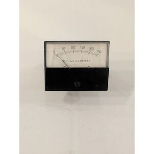 GE  DC Milliamperes Panel Meter‎
